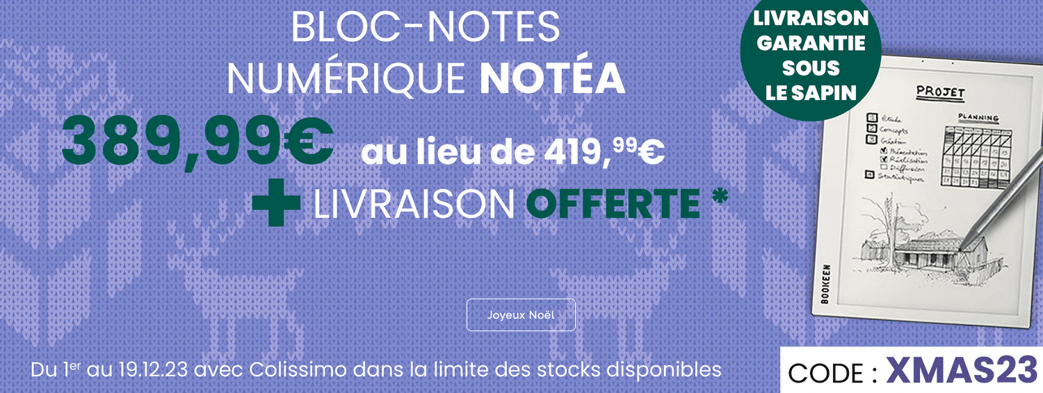 Bloc-notes Notéa - Bookeen - Vivlio